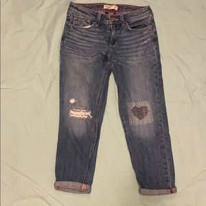 Abercrombie kids girls distressed jeans size 11/12